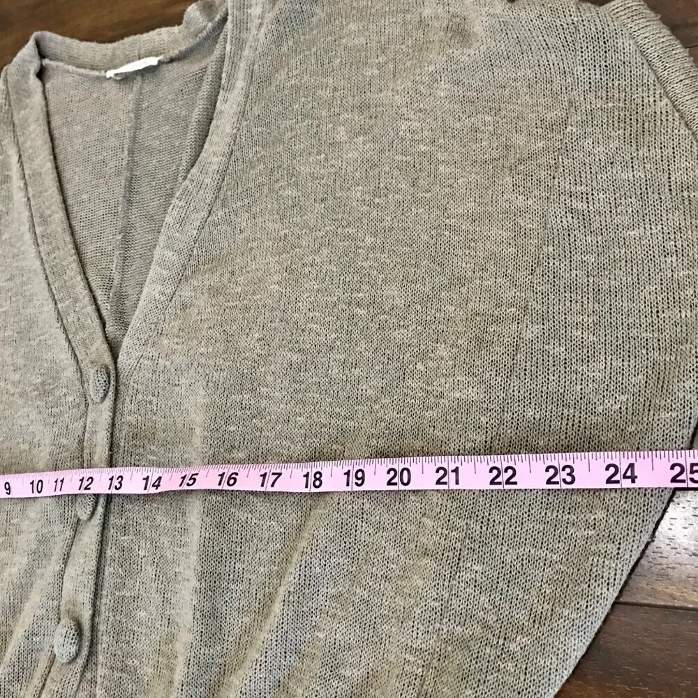 Lush Women's Open Knit Lightweight Neutral‎ Dolman Short-Sleeve Sweater. Size XS
